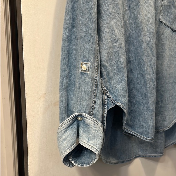Citizens of humanity Blue Denim Button-Up Shirt - Picture 6 of 10